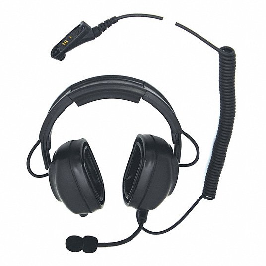 PMLN7466A PMLN7466 - Motorola Heavy-Duty, Over-the-Head Headset With Noise-Canceling Boom Microphone