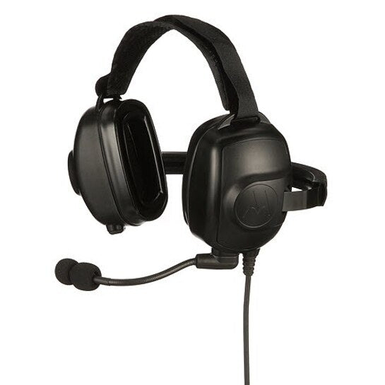 PMLN6763A PMLN6763 - Motorola Heavy-Duty, Behind-the-Head Headset With Noise-Canceling Boom Microphone