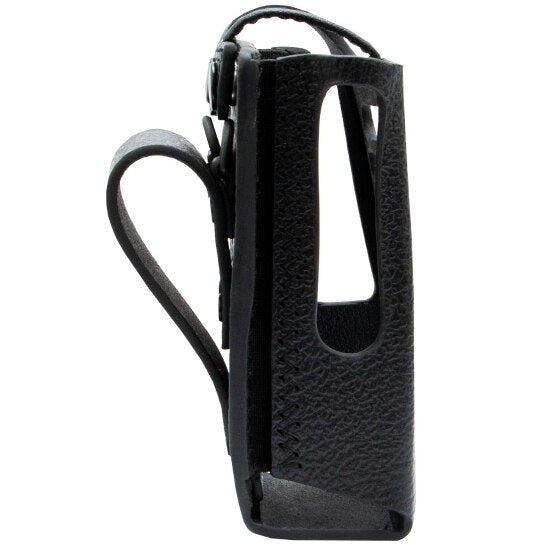 PMLN8663A PMLN8663 - Motorola Hard leather carry case with 3" with fixed belt loop for the limited keypad model