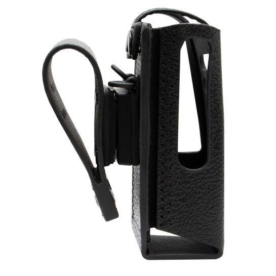 PMLN8665A PMLN8665 - Motorola Hard leather carry case with 3" with swivel belt loop for the non-keypad model
