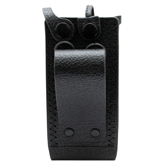 PMLN8666A PMLN8666 - Motorola Hard leather carry case with 3" with fixed belt loop for the non-keypad model