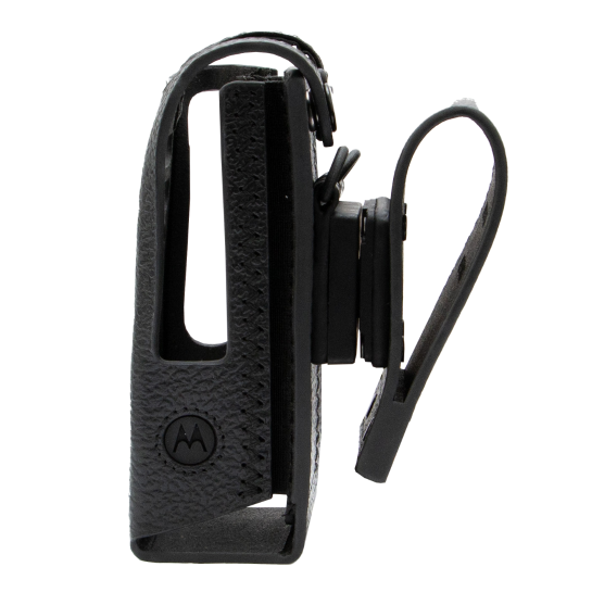 PMLN8662A PMLN8662 - Motorola Hard leather carry case with 3" with swivel belt loop for the limited keypad model