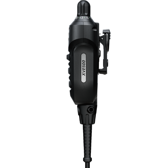 PMMN4154ABLK - Motorola XVE500 DIV 1 Remote Speaker Mic BLACK with Knob