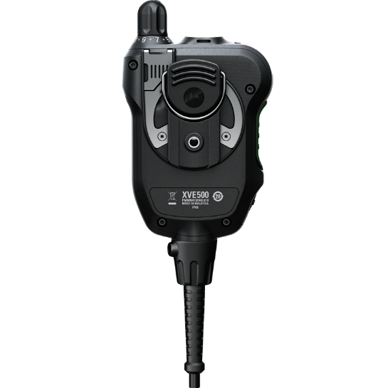 PMMN4154ABLK - Motorola XVE500 DIV 1 Remote Speaker Mic BLACK with Knob