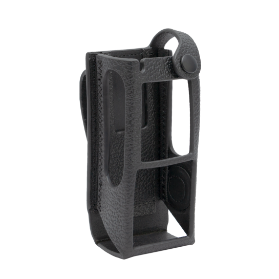 PMLN8300A PMLN8300 - Motorola Hard Leather Carry Case, 2.5" Swivel Belt Loop, Display