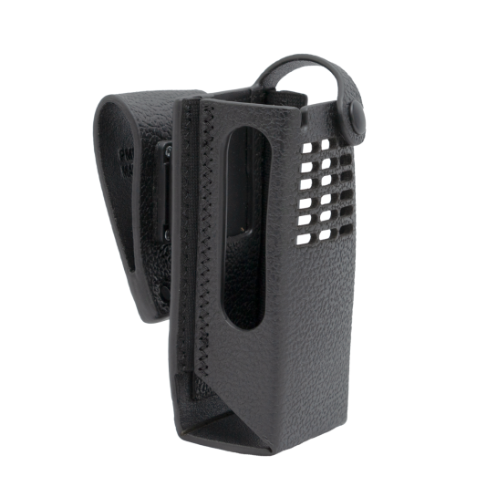 PMLN8302A PMLN8302 - Motorola Hard Leather Carry Case, 3" Swivel Belt Loop, Non Display