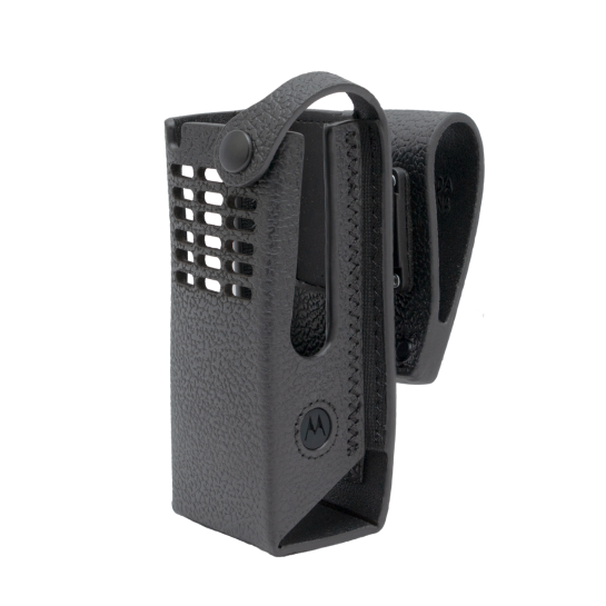PMLN8302A PMLN8302 - Motorola Hard Leather Carry Case, 3" Swivel Belt Loop, Non Display