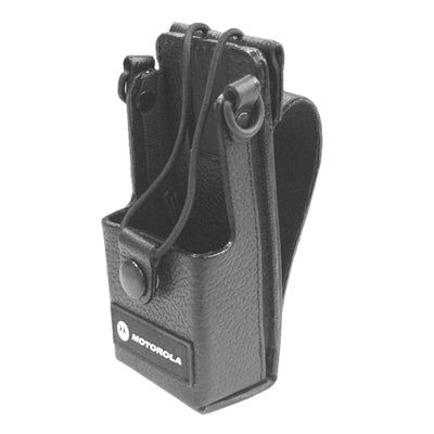 RLN5383A RLN5383 - Motorola Hard Leather Case with Belt Loop and D-Shaped Rings CP200