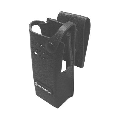 PMLN6096A PMLN6096 - Motorola Hard Leather Carry Case Plain Front ATEX