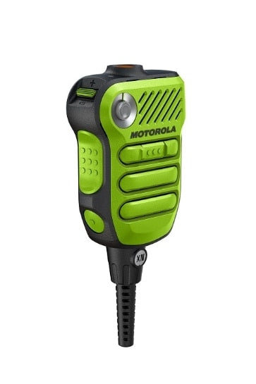PMMN4138A PMMN4138 - Motorola XVN500 Remote Speaker Microphone, High Impact Green, No Knob