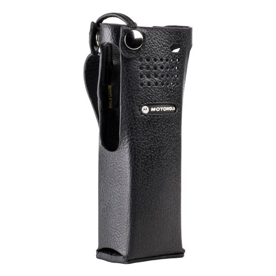 PMLN5660B PMLN5660 - Motorola Leather Carry Case with 3in fixed belt loop