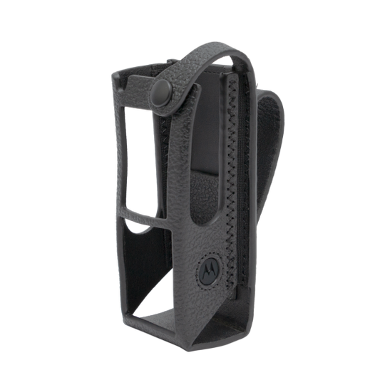 PMLN8300A PMLN8300 - Motorola Hard Leather Carry Case, 2.5" Swivel Belt Loop, Display