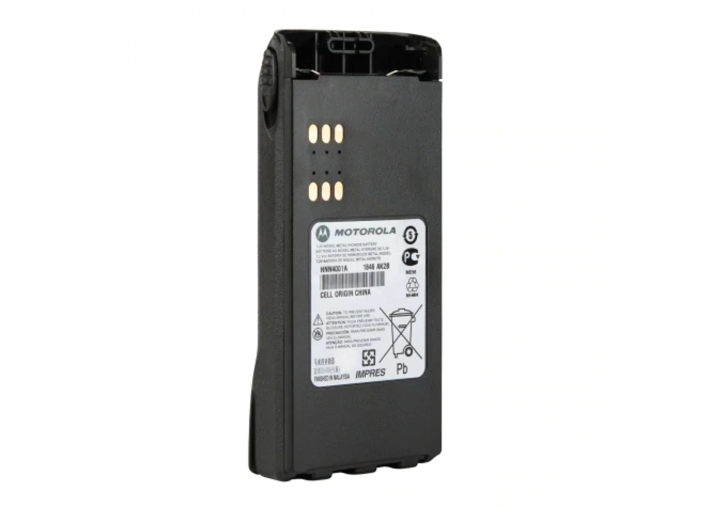 HNN4001A HNN4001 - Motorola NiMH IMPRES 1800mah Battery