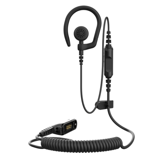 PMLN8337A PMLN8337 - Motorola 1-Wire, IMPRES Single Earbud with Removable Earhook
