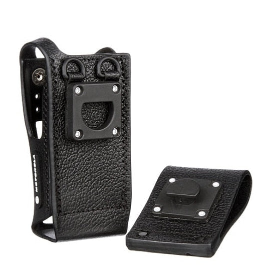 PMLN5840A PMLN5840 - Motorola Leather Carry Case, 3in Swivel, Limited and Full Keypad