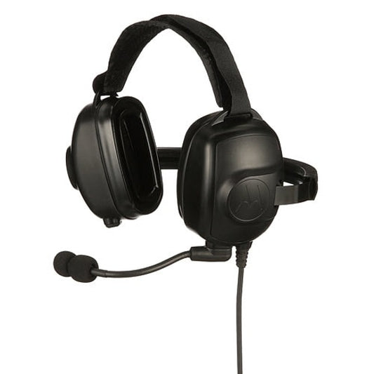 PMLN6853A PMLN6853 - Motorola Heavy-Duty, Behind-the-Head Headset With Noise-Canceling Boom Microphone