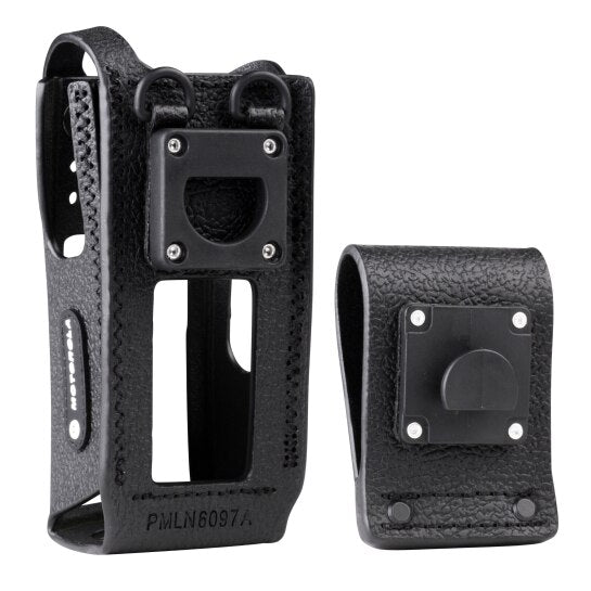 PMLN6097A PMLN6097 - Motorola Hard Leather Carry Case 2.5 Swivel Full Keypad
