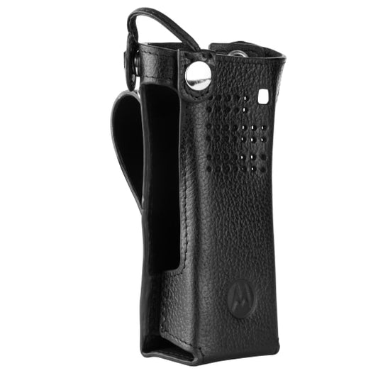 NNTN8112A NNTN8112 - Leather Carry Case with 3 inch fixed belt loop for short batteries